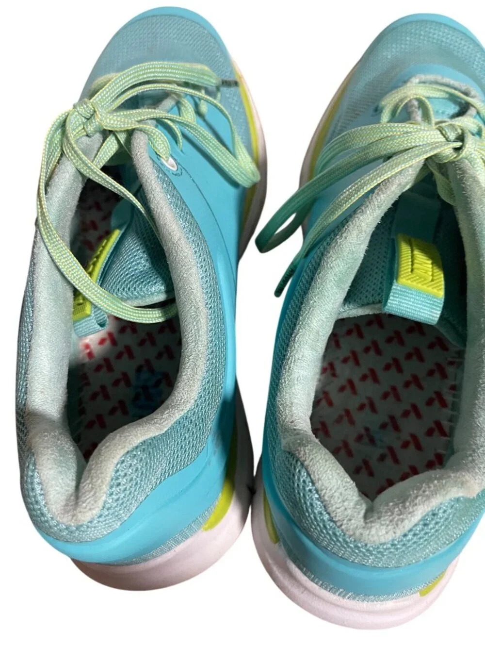 Anodyne No 23 Sport Runner Womens Sneakers US 8.5W Aqua & Lime